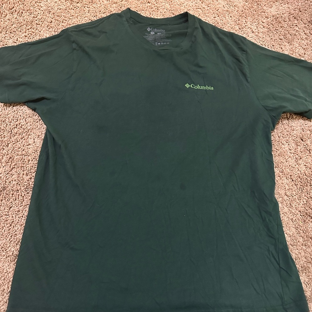 Columbia Men's Forest Green Short Sleeve Tee